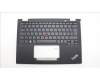 Lenovo 5M11L64133 C-Cover with keyboard, Italian, Black, Backlight, UK
