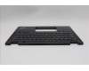 Lenovo 5M11L64160 C-Cover with keyboard, Spanish, Black, Backlight, UK