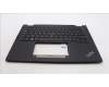 Lenovo 5M11L64224 C-Cover with keyboard, French, Black, Backlight, WWAN, US