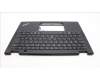 Lenovo 5M11L64241 C-Cover with keyboard, Icelandic, Black, Backlight, WWAN, UK