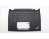 Lenovo 5M11L64271 C-Cover with keyboard, Slovenian, Black, Backlight, WWAN, UK