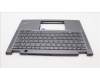 Lenovo 5M11L64326 C-Cover with keyboard, French, Grey, Backlight, US