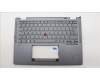 Lenovo 5M11L64678 C-Cover with keyboard, German, Grey, Backlight, WWAN, UK