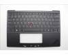 Lenovo 5M11L83314 C-Cover with keyboard, US English Euro, Black, WWAN, US