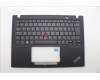 Lenovo 5M11L85813 C-Cover with keyboard, Switzerland, Black, UK