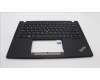 Lenovo 5M11L85903 C-Cover with keyboard, USA English, Black, Backlight, US