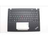 Lenovo 5M11L85905 C-Cover with keyboard, USA English, Black, Backlight, US
