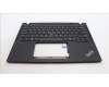 Lenovo 5M11L85905 C-Cover with keyboard, USA English, Black, Backlight, US