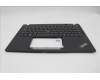 Lenovo 5M11L85948 C-Cover with keyboard, Hebrew, Black, Backlight, US
