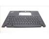 Lenovo 5M11L86010 C-Cover with keyboard, Nordic, Black, Backlight, UK