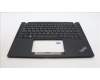 Lenovo 5M11L86022 C-Cover with keyboard, Russian, Black, Backlight, US