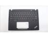 Lenovo 5M11L86095 C-Cover with keyboard, Arabic, Black, Backlight, WWAN, US