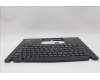 Lenovo 5M11L92810 C-Cover with keyboard, Brazil Portuguese, Black, Backlight, UK
