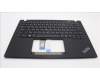 Lenovo 5M11L92816 C-Cover with keyboard, Bulgarian, Black, Backlight, UK
