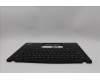 Lenovo 5M11L92826 C-Cover with keyboard, Danish, Black, Backlight, UK