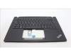 Lenovo 5M11L92836 C-Cover with keyboard, Estonian, Black, Backlight, UK