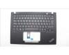 Lenovo 5M11L92980 C-Cover with keyboard, Danish, Black, Backlight, WWAN, UK