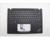 Lenovo 5M11L93008 C-Cover with keyboard, Greek, Black, Backlight, WWAN, US