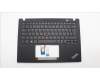 Lenovo 5M11L93044 C-Cover with keyboard, Norwegian, Black, Backlight, WWAN, UK