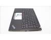 Lenovo 5M11L93044 C-Cover with keyboard, Norwegian, Black, Backlight, WWAN, UK