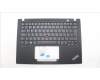 Lenovo 5M11L93050 C-Cover with keyboard, Portuguese, Black, Backlight, WWAN, UK