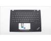 Lenovo 5M11L93096 C-Cover with keyboard, Ukraine, Black, Backlight, WWAN, US