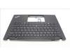 Lenovo 5M11L93096 C-Cover with keyboard, Ukraine, Black, Backlight, WWAN, US