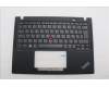 Lenovo 5M11M02951 C-Cover with keyboard, French, Black, US