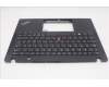 Lenovo 5M11M02971 C-Cover with keyboard, Italian, Black, UK