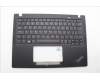 Lenovo 5M11M03028 C-Cover with keyboard, Canadian French 058, Black, Backlight, UK