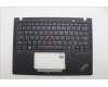 Lenovo 5M11M03031 C-Cover with keyboard, Arabic, Black, Backlight, US