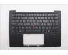 Lenovo 5M11N61121 C-Cover with keyboard, Bulgarian, Deep Black, FingerPrint Reader, WLAN, UK