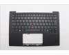 Lenovo 5M11N61161 C-Cover with keyboard, Danish, Deep Black, FingerPrint Reader, WWAN, UK
