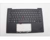 Lenovo 5M11N61197 C-Cover with keyboard, Czech Slovakian, Deep Black, FingerPrint Reader, WWAN, UK