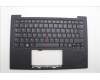 Lenovo 5M11N61220 C-Cover with keyboard, Swedish/Finnish, Deep Black, FingerPrint Reader, WWAN, UK