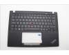 Lenovo 5M11N89432 C-Cover with keyboard, Hungarian, Black, Backlight, UK