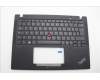 Lenovo 5M11N89438 C-Cover with keyboard, Italian, Black, Backlight, UK