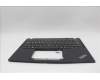 Lenovo 5M11N89453 C-Cover with keyboard, Norwegian, Black, Backlight, UK