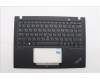 Lenovo 5M11N89462 C-Cover with keyboard, Russian, Black, Backlight, US