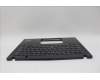 Lenovo 5M11N89503 C-Cover with keyboard, Belgian, Black, Backlight, WWAN, UK