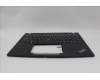 Lenovo 5M11N89527 C-Cover with keyboard, US English Euro, Black, Backlight, WWAN, US