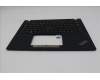 Lenovo 5M11N89531 C-Cover with keyboard, French, Black, Backlight, WWAN, US