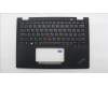 Lenovo 5M11N89859 C-Cover with keyboard, US English Euro, Black, Backlight, US