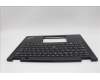Lenovo 5M11N93105 C-Cover with keyboard, Spanish, Black, Backlight, UK