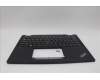 Lenovo 5M11N93111 C-Cover with keyboard, Switzerland, Black, Backlight, UK