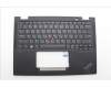Lenovo 5M11N93174 C-Cover with keyboard, Greek, Black, Backlight, WWAN, US