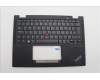 Lenovo 5M11N93180 C-Cover with keyboard, Hungarian, Black, Backlight, WWAN, UK