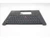 Lenovo 5M11N93252 C-Cover with keyboard, Arabic, Black, US