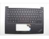 Lenovo 5M11N94171 C-Cover with keyboard, Danish, Black, Backlight, UK