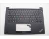 Lenovo 5M11N94199 C-Cover with keyboard, Italian, Black, Backlight, UK